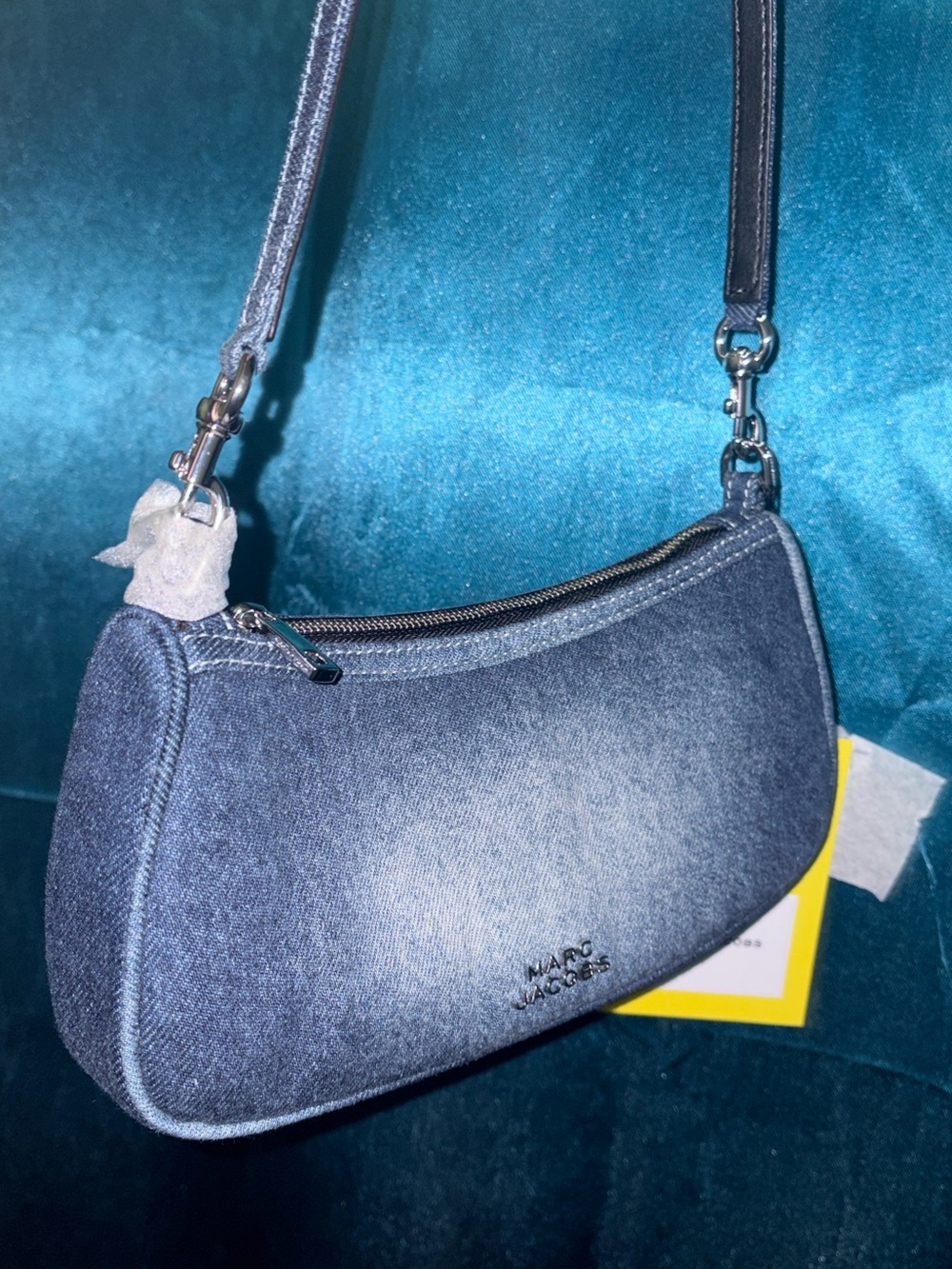 Marc Jacobs Indigo Denim Shoulder Bag nwt as shown 🦋 no flaws - Picture 5 of 8
